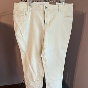 Ivory baby corduroy pants NWT